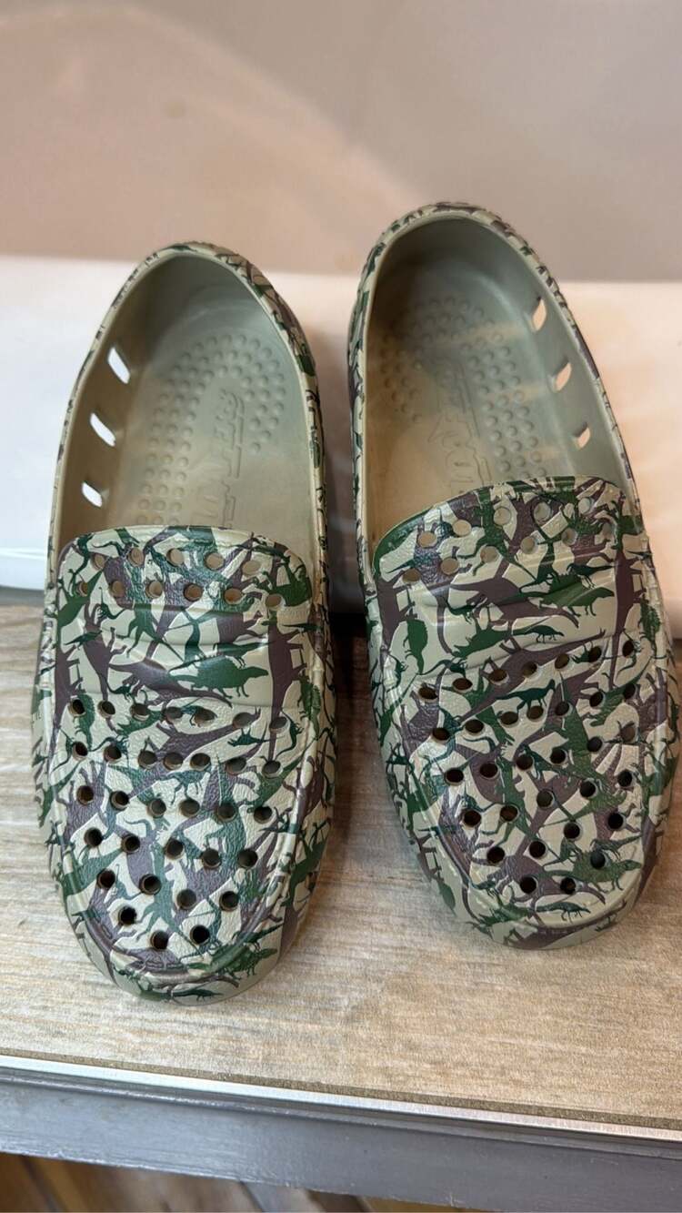 Floafers Prodigy Khaki Dino Camo Driver Loafers